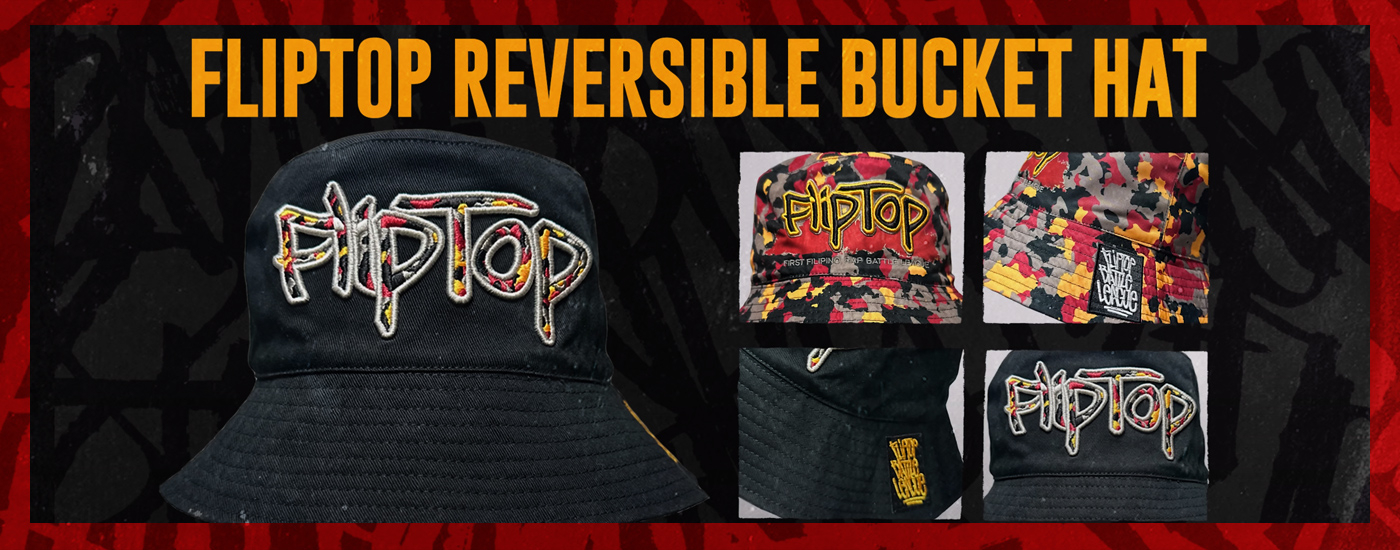 FlipTop Official Merch - Reversible Bucket Hat